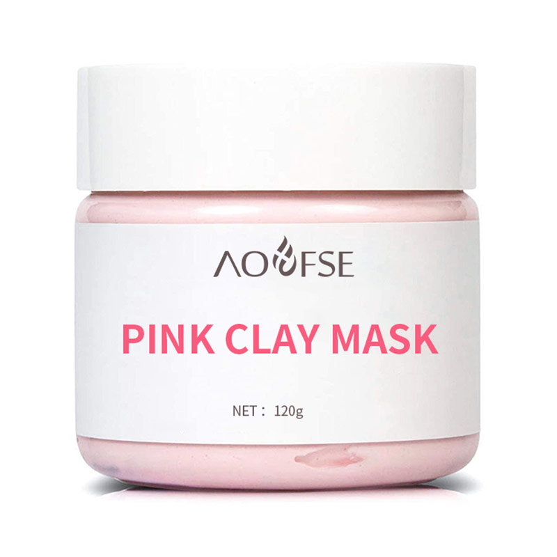rose pink clay mask