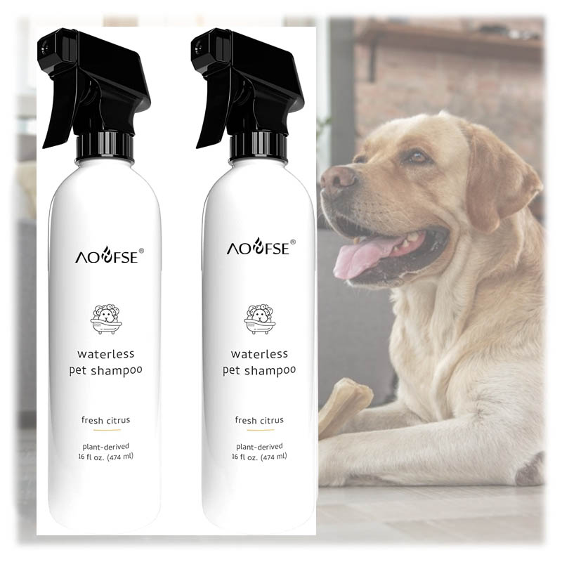 waterless dry shampoo for dogs