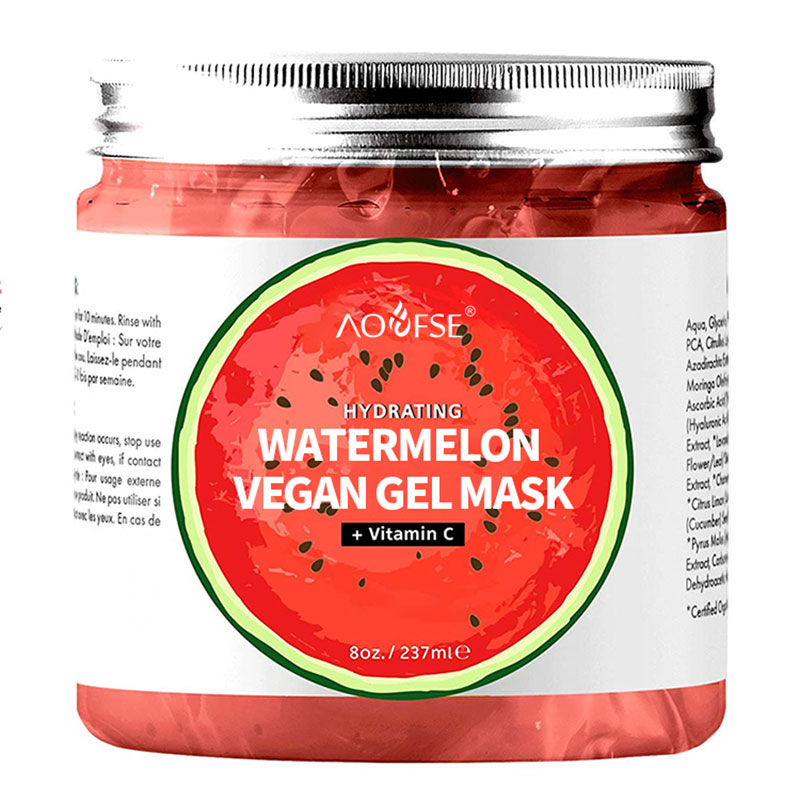 Watermelon gel mask is the secret to moisturizing skin